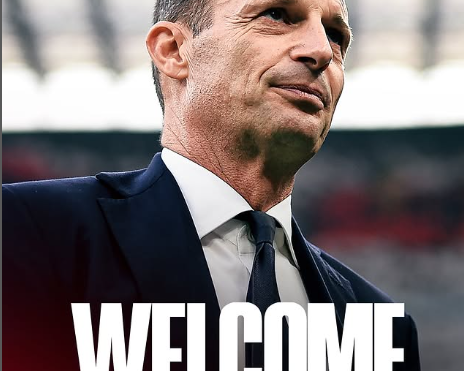 AC Milan Mengucapkan selamat datang kepada Pelatih baru yaitu Massimiliano Allegri!.(c) IG @AC Milan