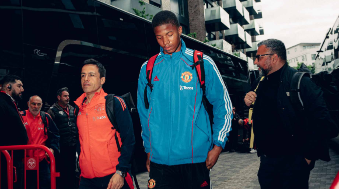 Pemain Muda MU diturunkan Saat melawan Brentfort. (dok. official manUtd)