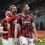 Pemain AC milan bersiap menghadapi Bologna di Final Coppa Italia.(c) AP Photo/Luca Bruno
