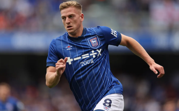 Liam Delap Saat Berseragam Ipswich Town Segera Bergabung dengan Chelsea. (istimewa)