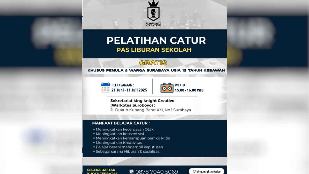 Kursus Catur Gratis