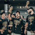 Pemain Dewa United Menjadi Juara IBL tahun 2025. (Foto : Official IBL Indonesia)