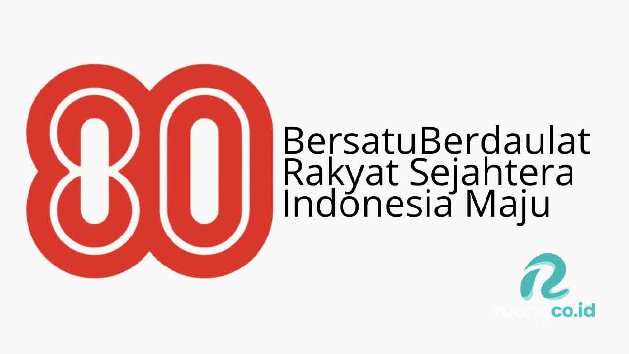Makna Logo HUT RI Ke-80