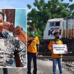 Perlintasan kereta tak berpalang Jember