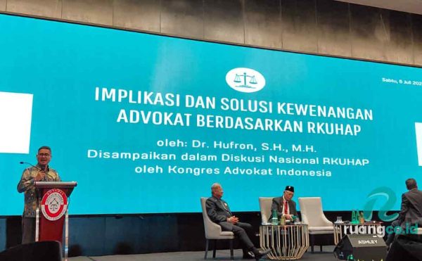 Kewenangan advokat dalam RUU KUHAP