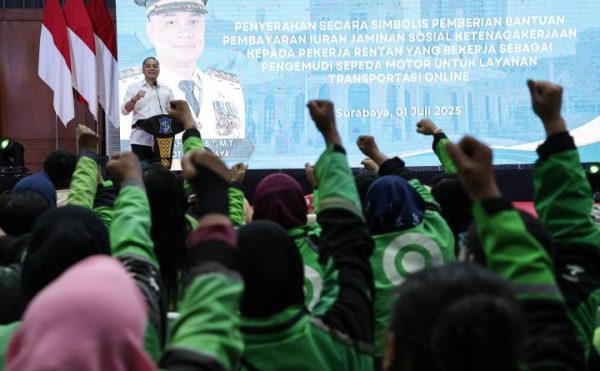 BPJS Ketenagakerjaan Gratis Ojol Surabaya