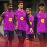 Marcus Rashford Bergabung di pemusatan Latihan Barcelona. (c) FC BARCELONA