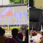 Bendera Terbalik di Surabaya