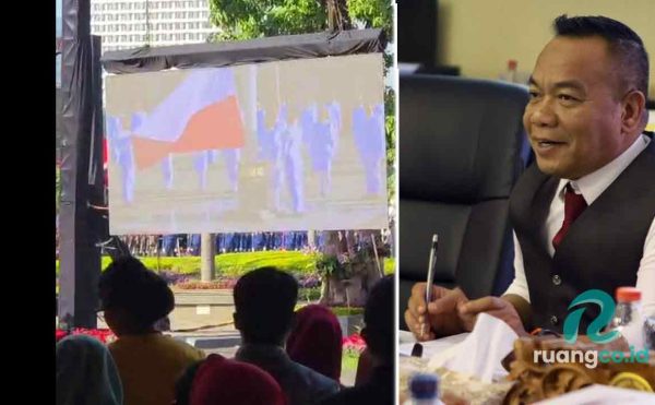 Bendera Terbalik di Surabaya