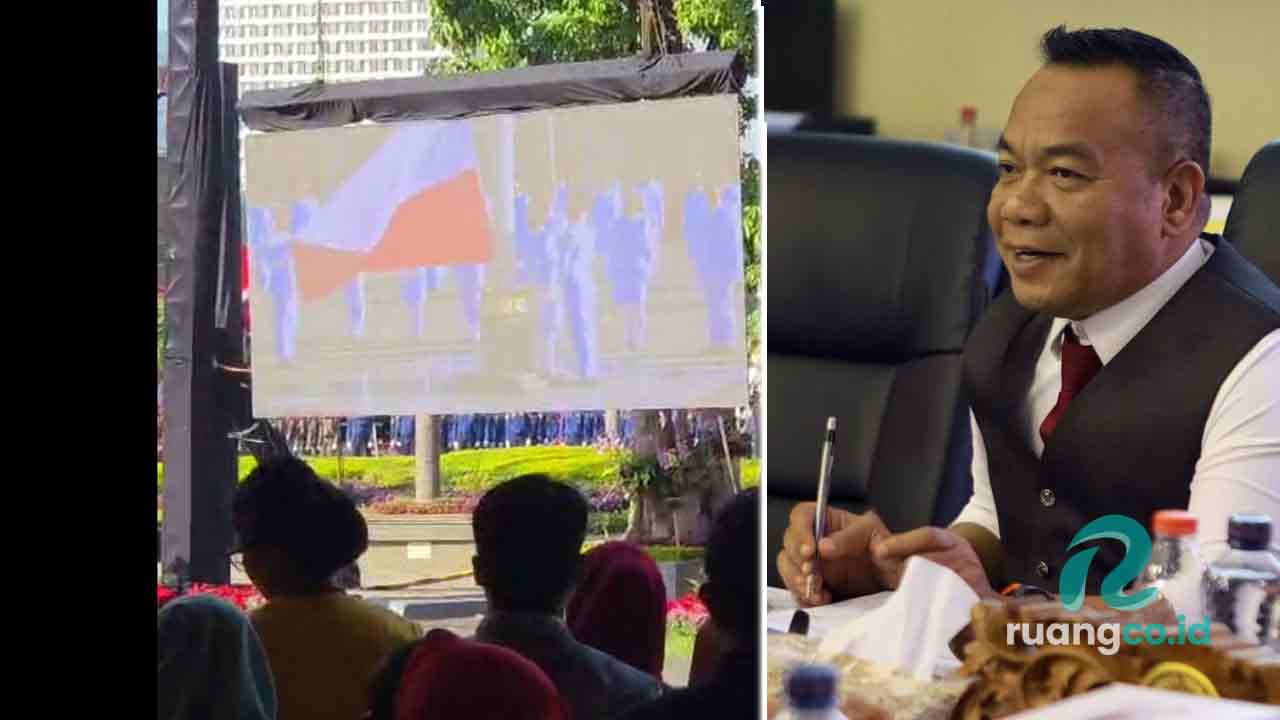 Bendera Terbalik di Surabaya