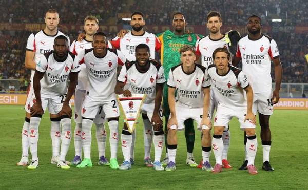 Pemain AC Milan saat berlaga melawan Lecce di Serie A 2025/2026. (Dok. Official AC Milan)