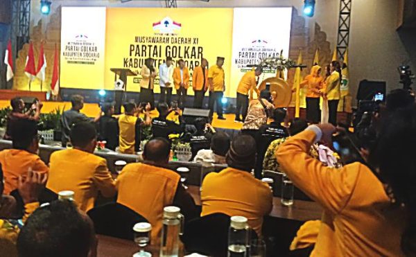 Musda golkar Sidoarjo