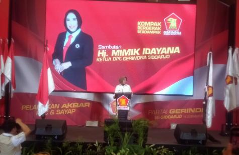 Pelantikan Gerindra Sidoarjo
