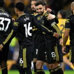 Manchester United merayakan gol dalam kemenangan 1-4 atas Wolves. (Pho : Ofiicial ManUtd)