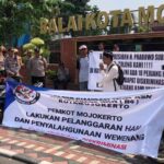 Aksi damai Kota Mojokerto