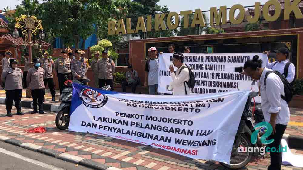 Aksi damai Kota Mojokerto