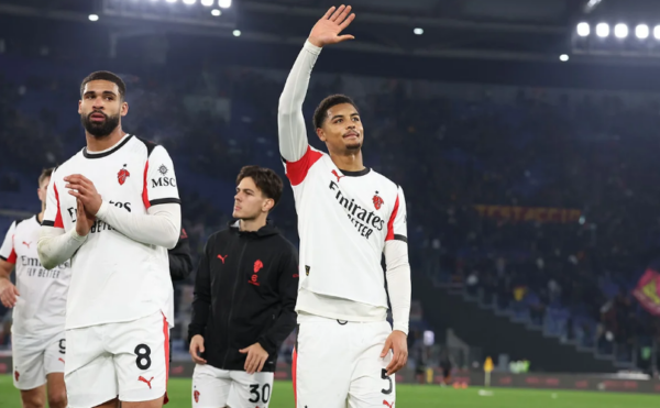 Koni De Winter mencetak gol pertamanya untuk AC Milan (Dok.OfficialACMilan)