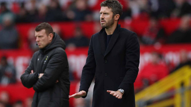 Michael Carrick mengawal Manchester United di liga inggris (Dok. Official MaUtd)
