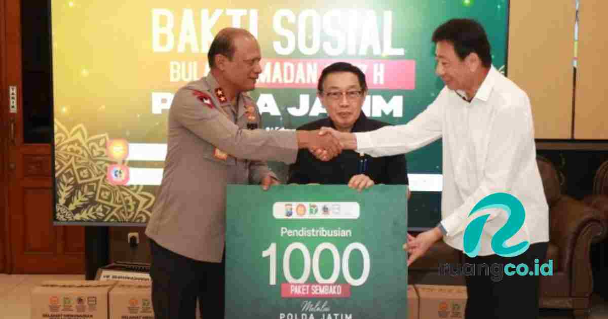 Bantuan sosial Polda Jatim