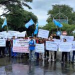 unjuk rasa damai FSP LEM