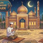Ilustrasi umat Islam beribadah pada 10 hari terakhir Ramadhan mencari malam Lailatul Qadar
