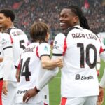 Selebrasi Rafael Leao usai mencetak gol AC Milan vs Cremonese di Stadion Zini (Photo : Official AC Milan)