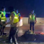 evakuasi bus terperosok