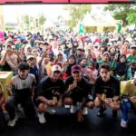Kemeriahan Persebaya Kampung Wani bersama Antangin di Benowo Krajan (Foto : Official Persebaya)