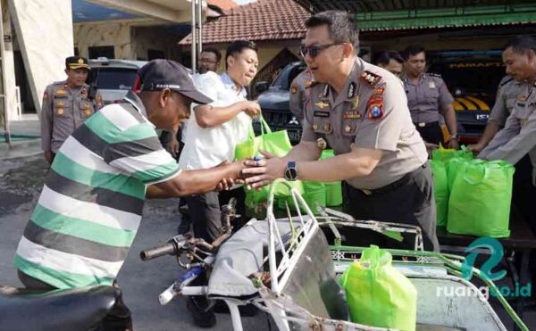 Polres Mojokerto gandeng PKL dan ojol