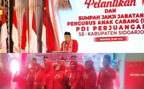 PDIP Sidoarjo Pelantikan PAC