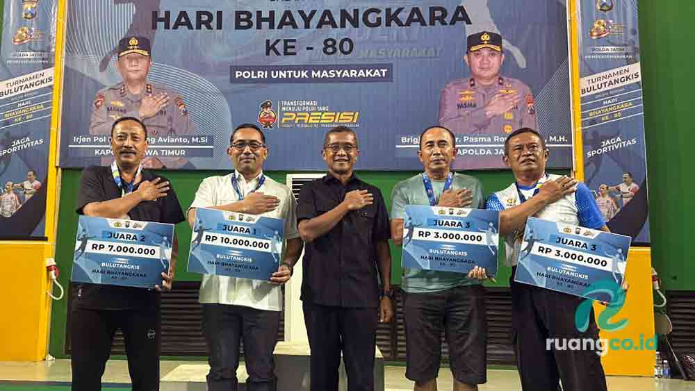 Turnamen Bulutangkis Polda Jatim