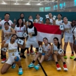 Tim putri Kopi Good Day DBL Indonesia All-Star 2026 merayakan prestasi pada ajang 24th Annual National Summer Classic 2026 di Chicago, Amerika Serikat.