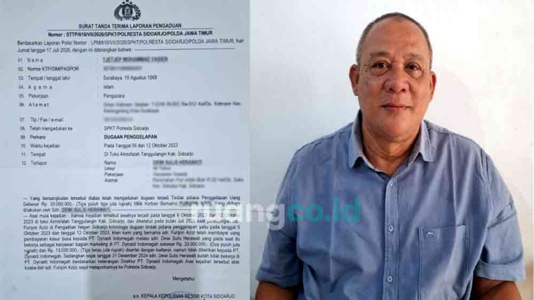 penggelapan uang pembayaran kasur