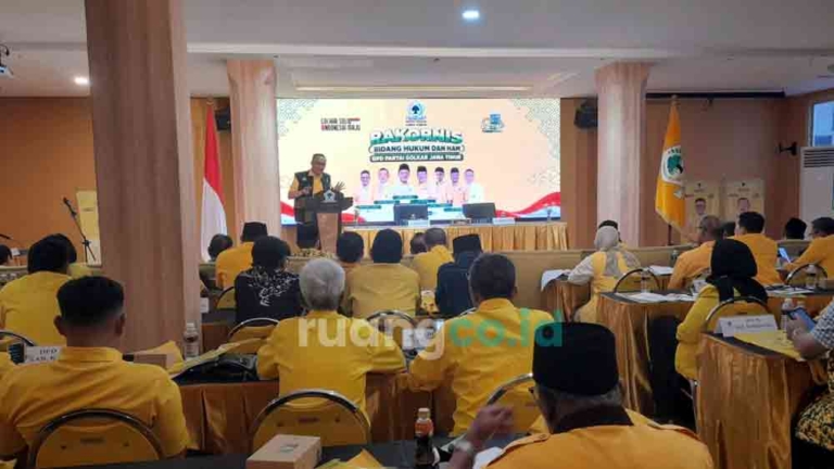 Rakornis Bidang Hukum dan HAM Golkar Jatim
