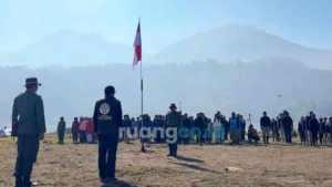 Upacara HUT RI ke-81 di Argopuro