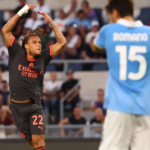 Diego Moreira mencetak dua gol untuk AC Milan saat melawan Lazio di Serie A 2026/2027. (istimewa)