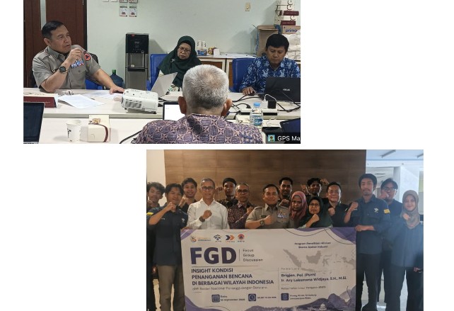 FGD PENS bersama BNPB dan PT TIM membahas platform GerakCepatBencana