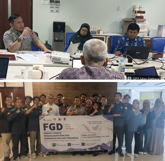 FGD PENS bersama BNPB dan PT TIM membahas platform GerakCepatBencana