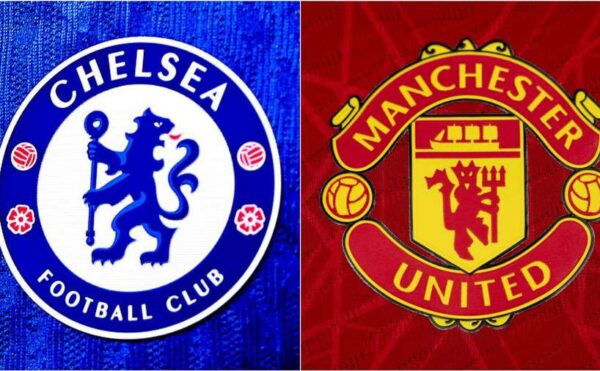 Logo Chelsea dan Manchester United