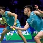 Wang Chi-Lin dan Chiu Hsiang Chieh beraksi pada French Open 2026