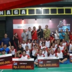 Para pemenang KBAM berfoto bersama di GOR Suryanaga Surabaya pada edisi sebelumnya