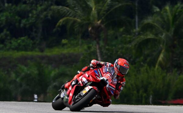 Marc Marquez memacu Ducati di Sirkuit Sepang