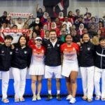 Kontingen padel Indonesia berpose bersama