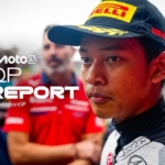 Veda Ega Pratama Moto3 Australia usai meraih pole position di Phillip Island